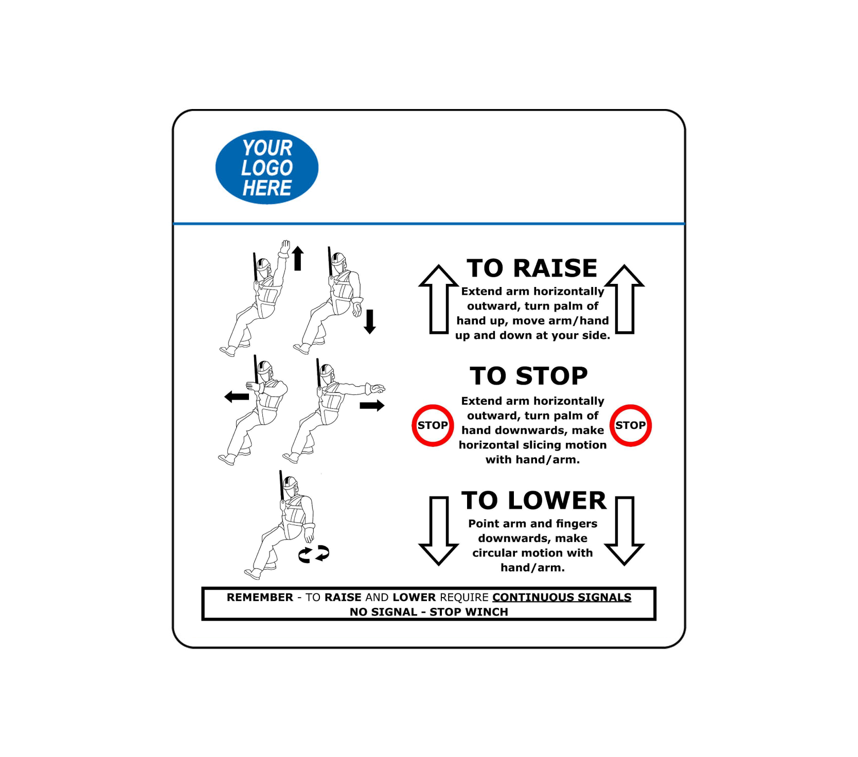 RIDING TUGGER SIGNALS